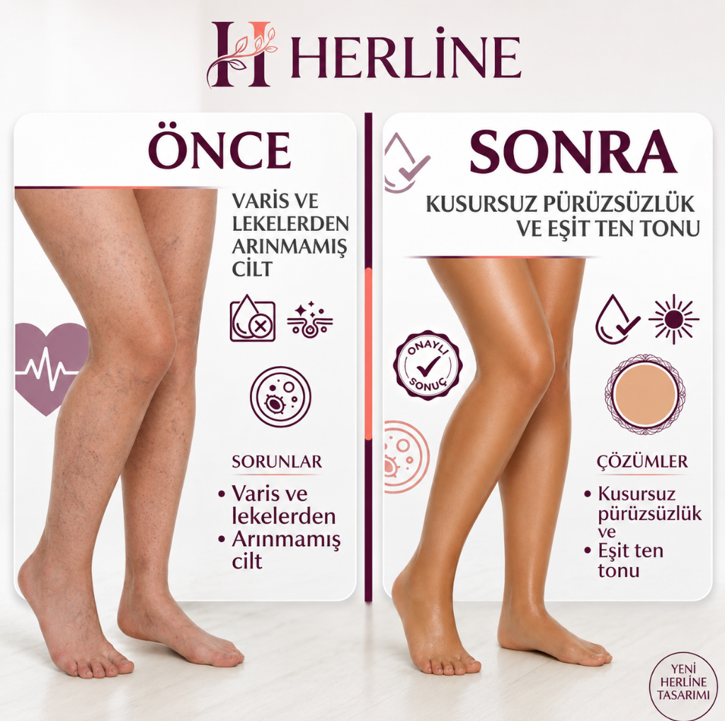 Herline DermaCover Ultra (Kalıcı Vücut Kapatıcısı & Pürüzsüzleştirici Efekt)