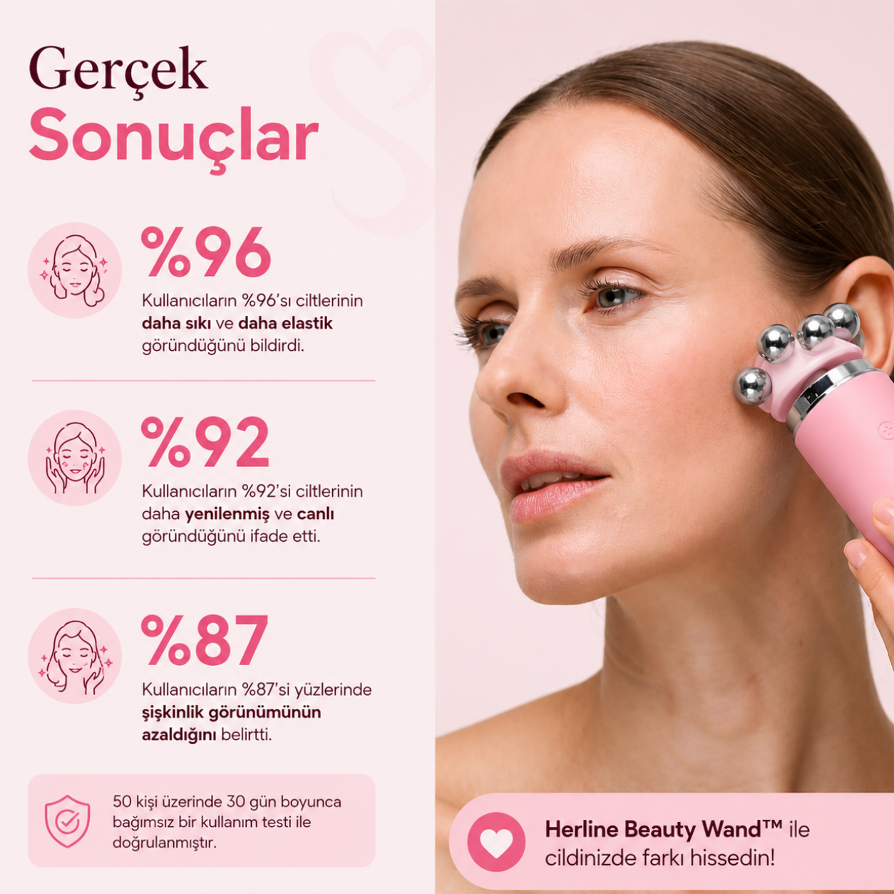 HERLINE Beauty Wand™ 5’i 1 Arada Yüz Bakım Cihazı