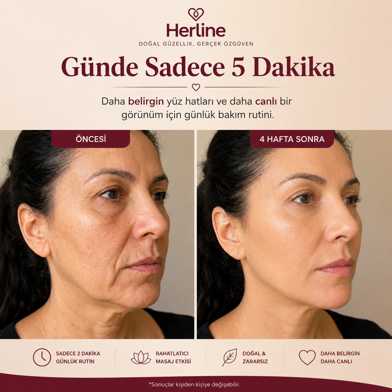 Herline SculptBrush™ Yüz Şekillendirici Masaj Fırçası