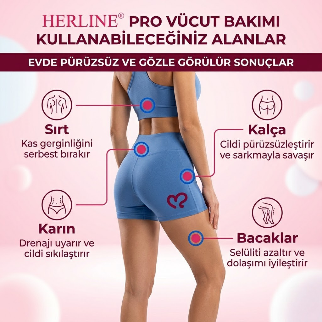 Herline 4'ü 1 Arada Masaj Aleti (Selülit, Lipödem, Lenfödem)