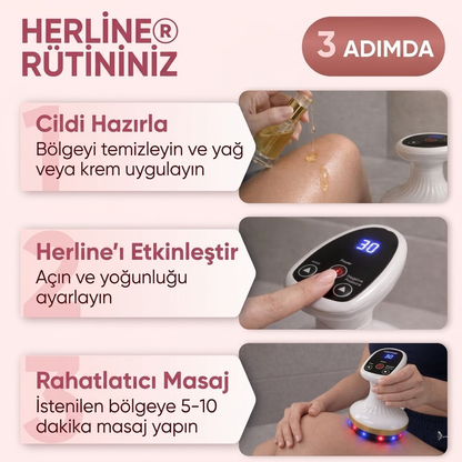 Herline 4'ü 1 Arada Masaj Aleti (Selülit, Lipödem, Lenfödem)