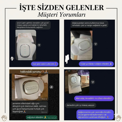 Herline HandCare Pro™  El Masaj Aleti ( 3 Teknoloji 1 Cihazda)