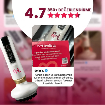 Herline Selülit Karşıtı Masaj Aleti( 7-Etkili Derin Dönüşüm Mekanizmalı)