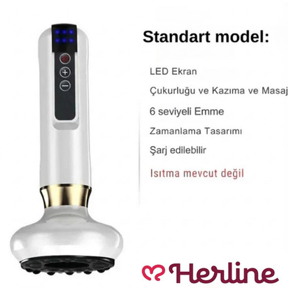 Herline Selülit Karşıtı Masaj Aleti( 7-Etkili Derin Dönüşüm Mekanizmalı)