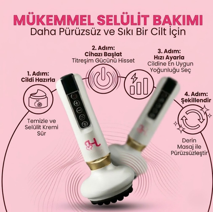 Herline Selülit Karşıtı Masaj Aleti( 7-Etkili Derin Dönüşüm Mekanizmalı)